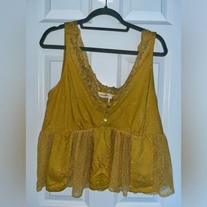 Women’s Yellow Tank Top Blouse